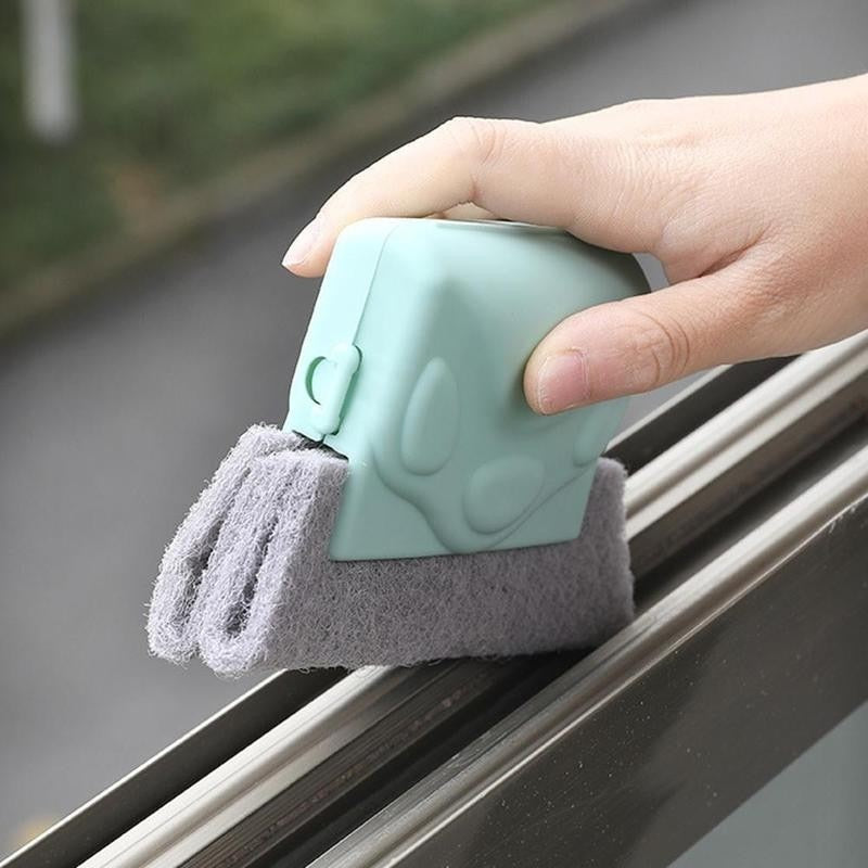 Window Groove Cleaning Cloth Kitchen cleaning  Window Cleaning Brush Windows Slot Cleaner Brush Clean  Window Slot Clean Tool